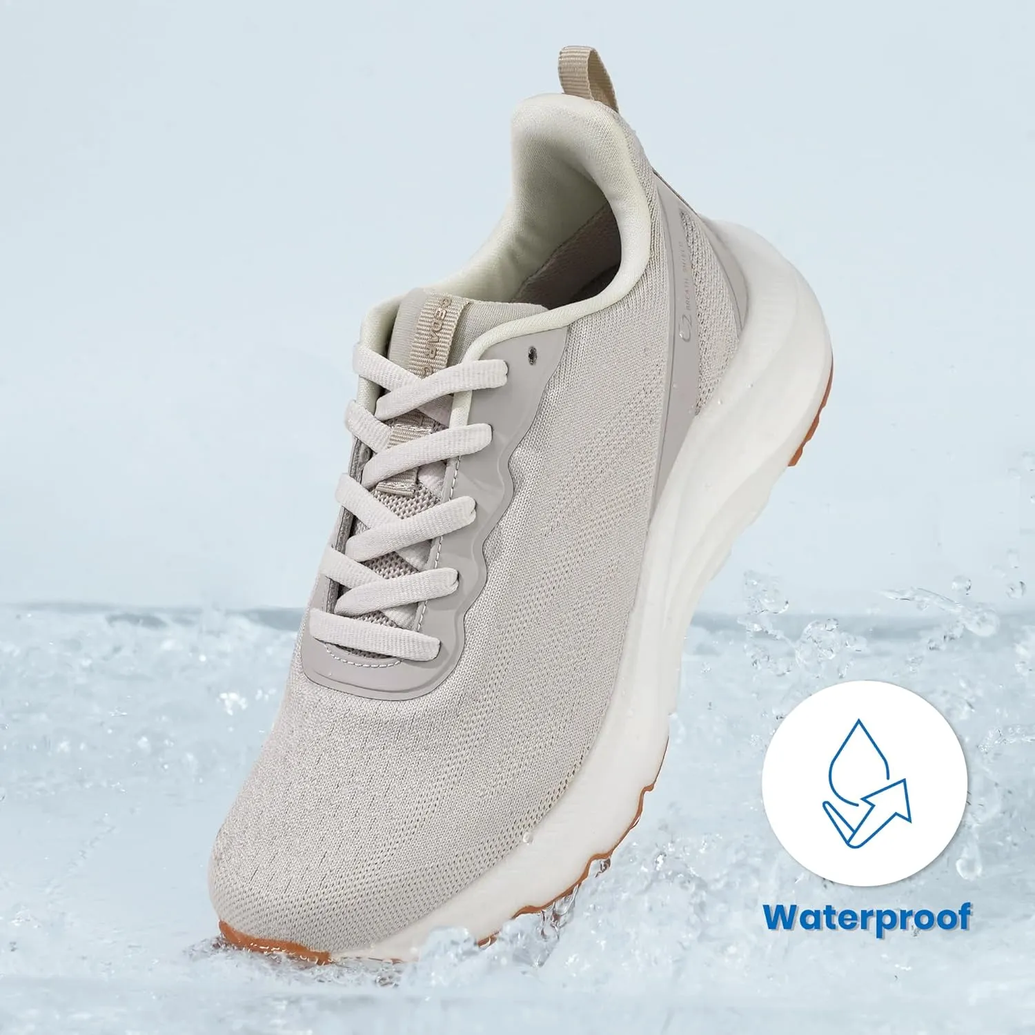 starmerx Women's Waterproof Breathable Utility Sneakers Lightweight Slip-Resistant Walking Shoes for All-Day Comfort