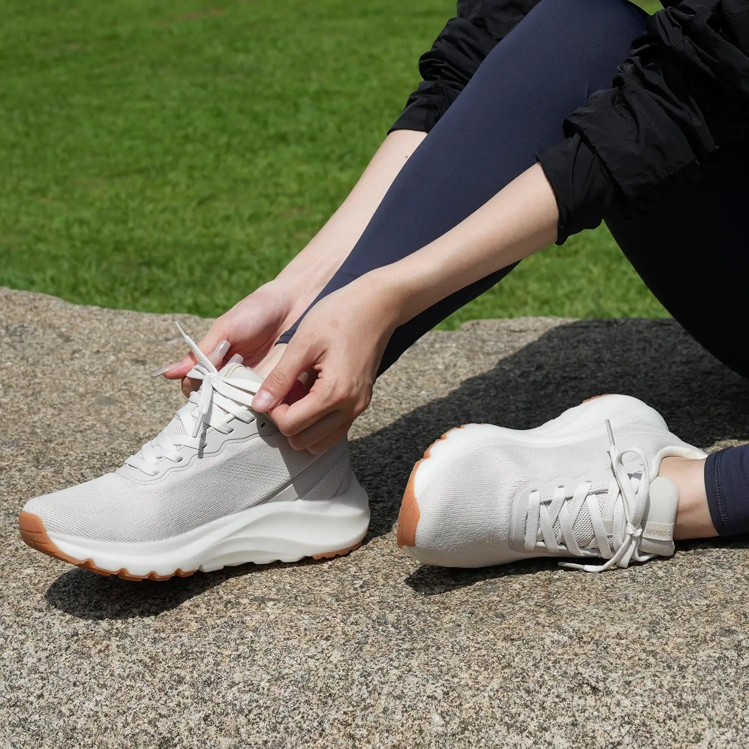starmerx Women's Waterproof Breathable Utility Sneakers Lightweight Slip-Resistant Walking Shoes for All-Day Comfort