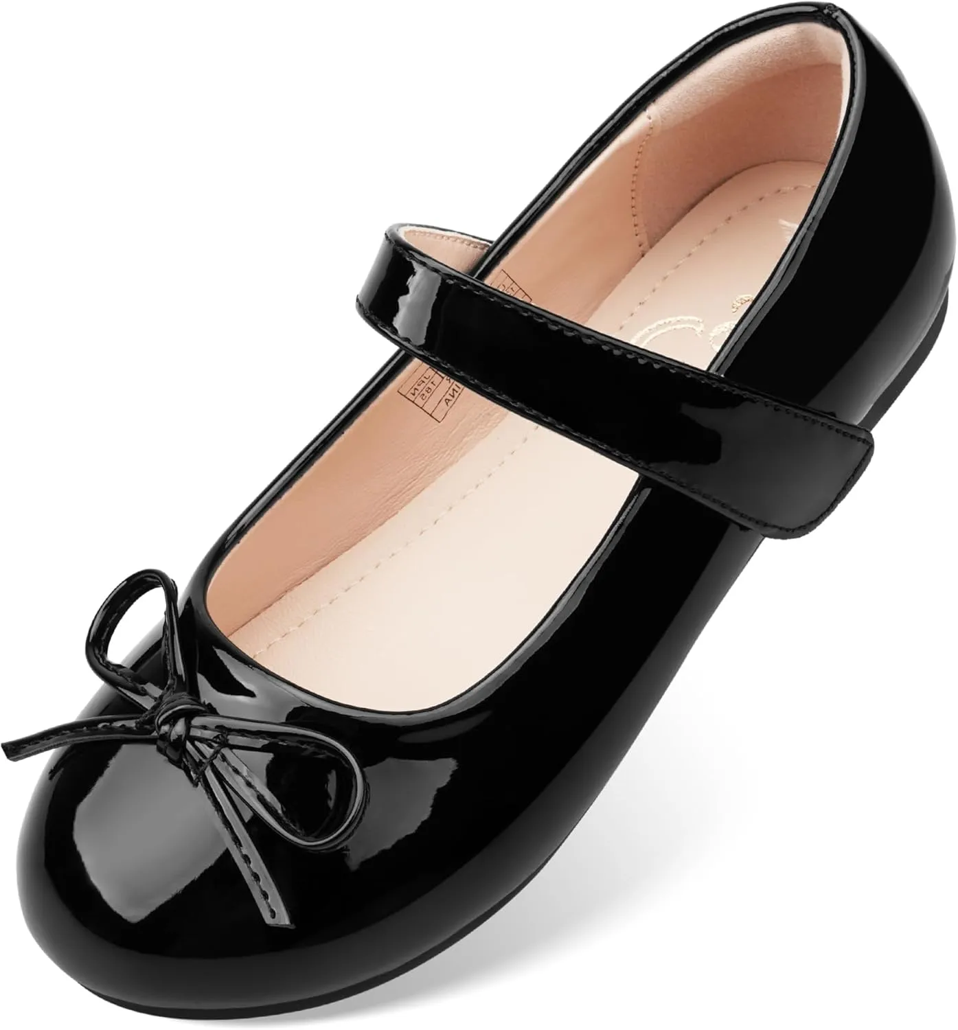 Stelle Girls Mary Jane School Flats Flower Wedding Uniform Party Shoes（Toddler/Little Kids/Big Kids）