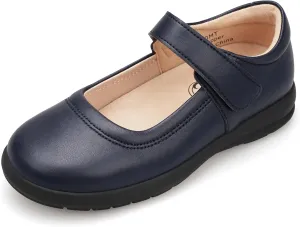 Stelle Girls School Shoes Black Mary Jane Flats Uniform Dress Shoes for Little/Big Kids