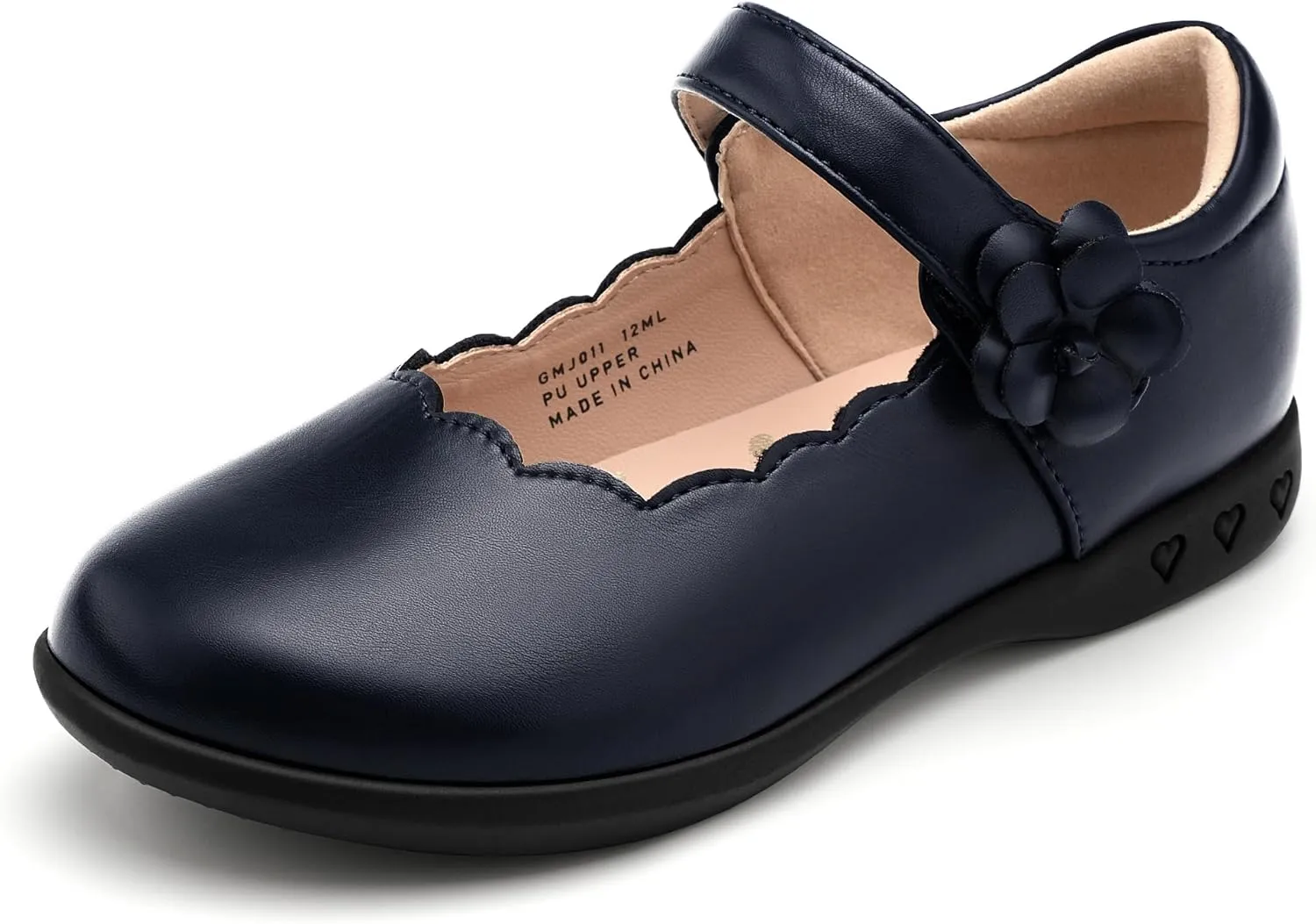 Stelle Girls School Shoes Mary Jane Uniform Dress Flat Shoes Retro Style Oxford Church Music Recitals(Little/Big Kids)