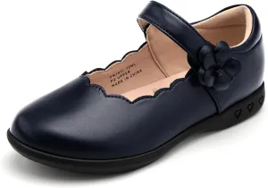Stelle Girls School Shoes Mary Jane Uniform Dress Flat Shoes Retro Style Oxford Church Music Recitals(Little/Big Kids)