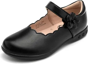 Stelle Girls School Shoes Mary Jane Uniform Dress Flat Shoes Retro Style Oxford Church Music Recitals(Little/Big Kids)