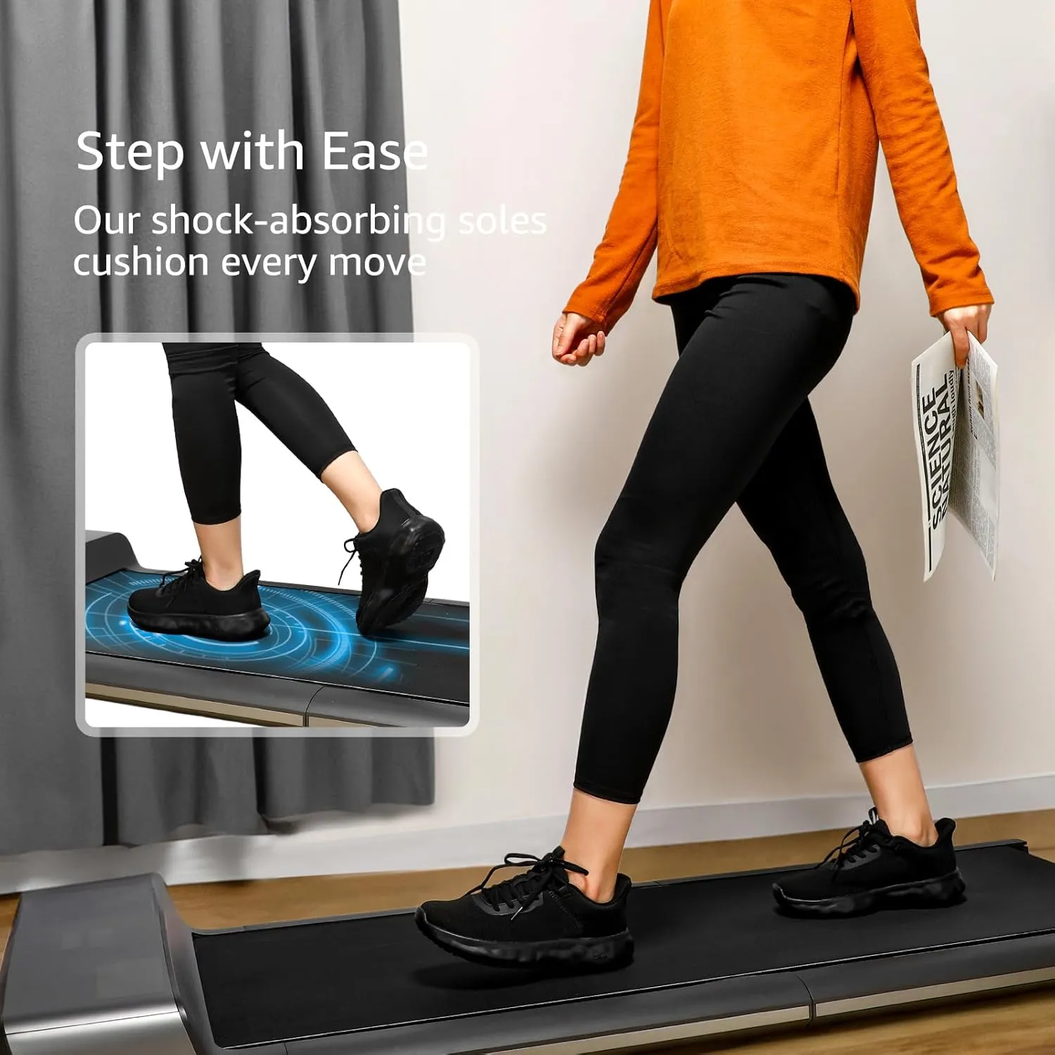 STQ Road Running Shoes for Womens Breathable Cushion Tennis Walking Sneakers Women Athletic Gym Workout Sport Training Fitness Cushioned Lightweight Comfort Plantar Fasciitis