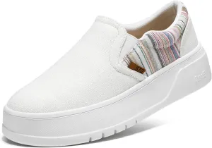 STQ Womens Platform Sneakers Slip On Shoes Comfortable Business Casual Fall Loafers