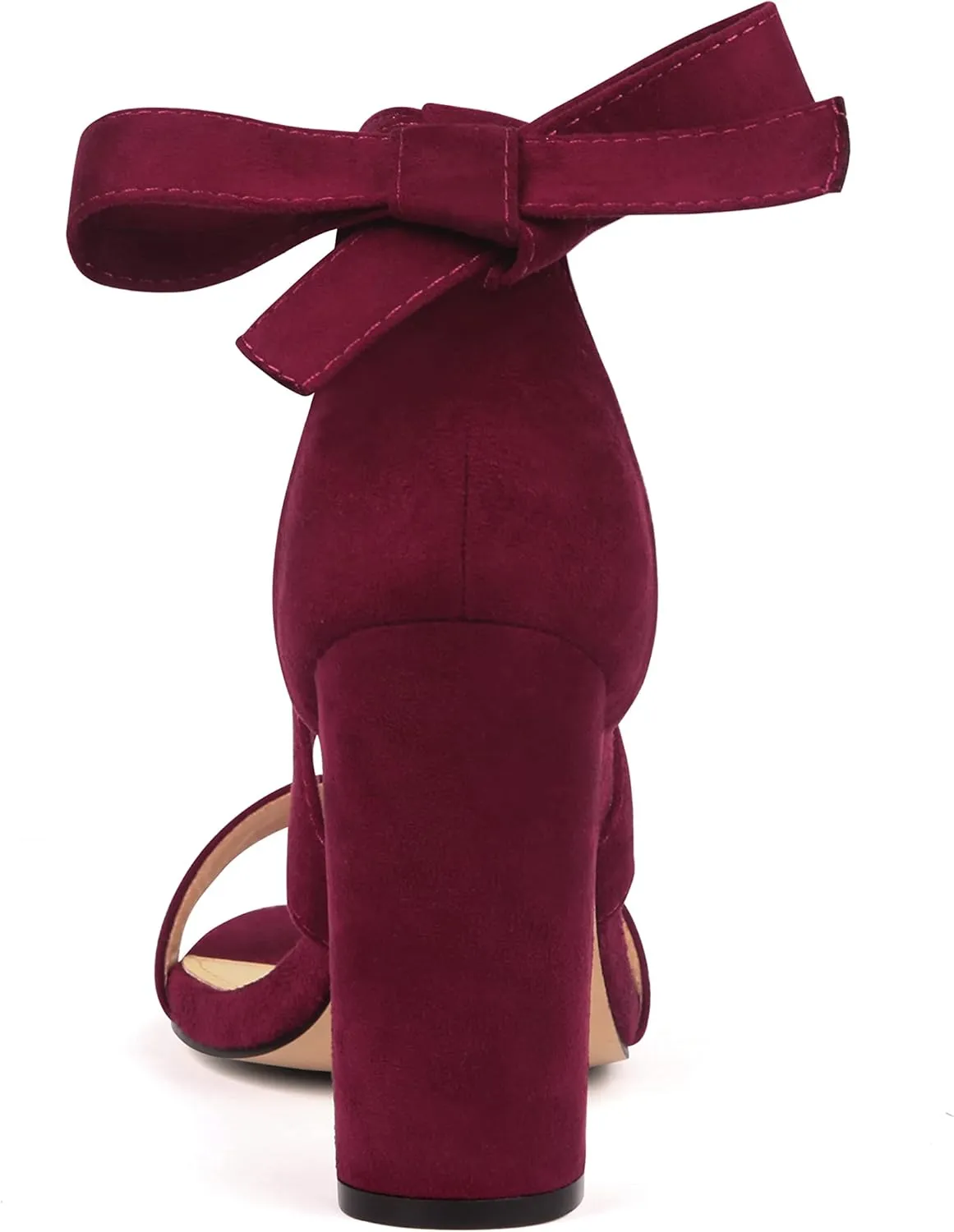 Strappy Heels for Women Chunky Heels High Heeled Sandals with Lace Up Fahsion Casual Nude Block Heel Sandals
