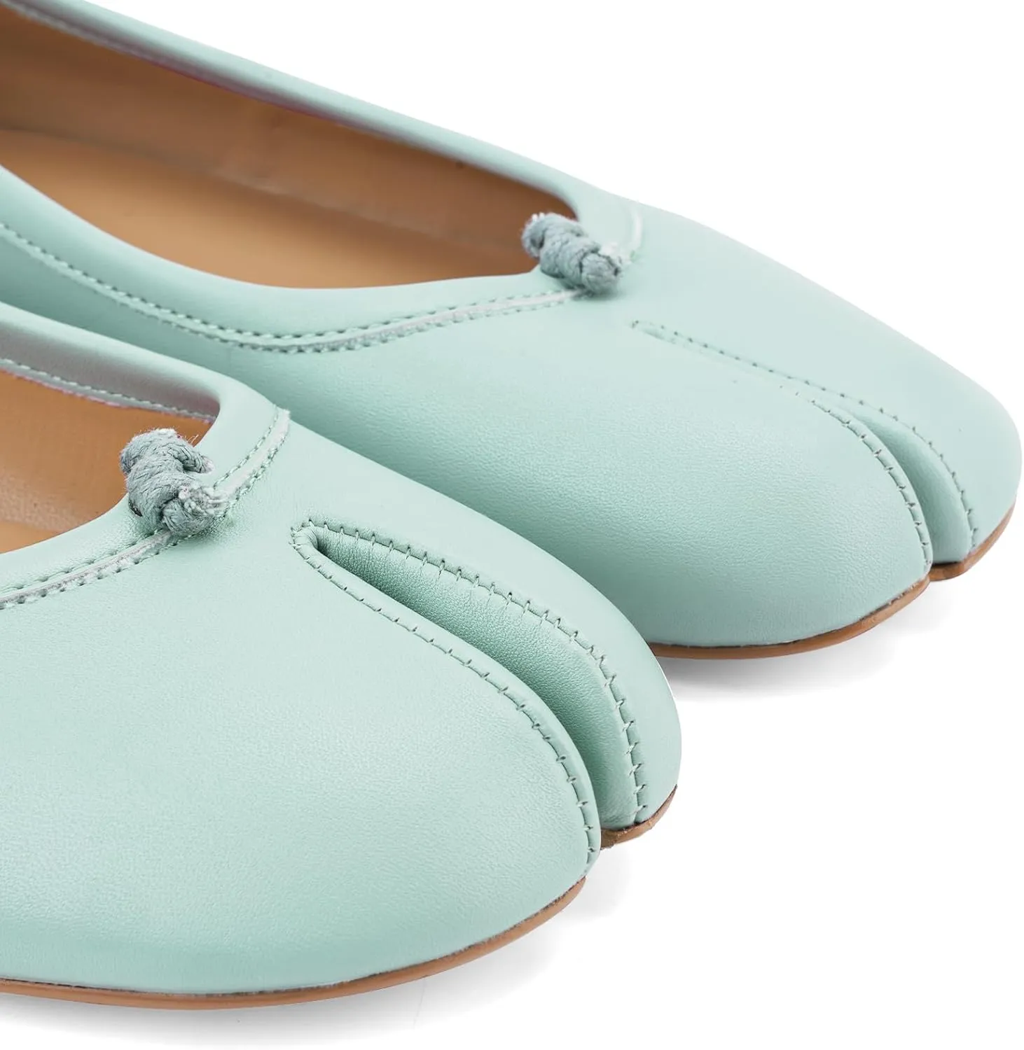 Tabi Ballet Flats for Women Dressy Casual Shoes Split Toe Wide Flats Light Weight Japanese Shoes