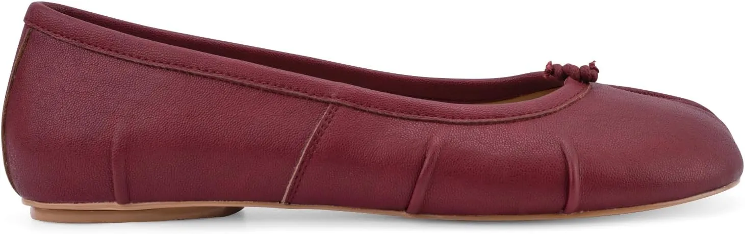 Tabi Ballet Flats for Women Dressy Casual Shoes Split Toe Wide Flats Light Weight Japanese Shoes