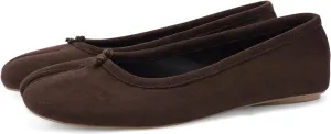 Tabi Ballet Flats Shoes for Women Rounde Toe Wide Width Split Toe Low Heel Comfortable Flats Shoes