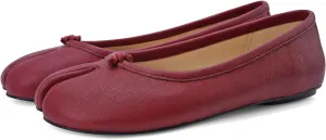 Tabi Ballet Flats Shoes for Women Rounde Toe Wide Width Split Toe Low Heel Comfortable Flats Shoes