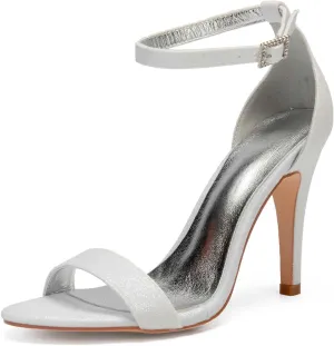 TarfiC Wedding Shoes for Women,Peep Toe Frosted Kitten Heels Ladies High Heels Pumps Court Shoes/Dress Shoes for Womens