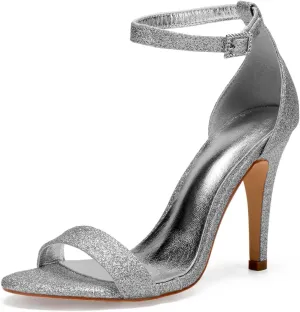 TarfiC Wedding Shoes for Women,Peep Toe Frosted Kitten Heels Ladies High Heels Pumps Court Shoes/Dress Shoes for Womens