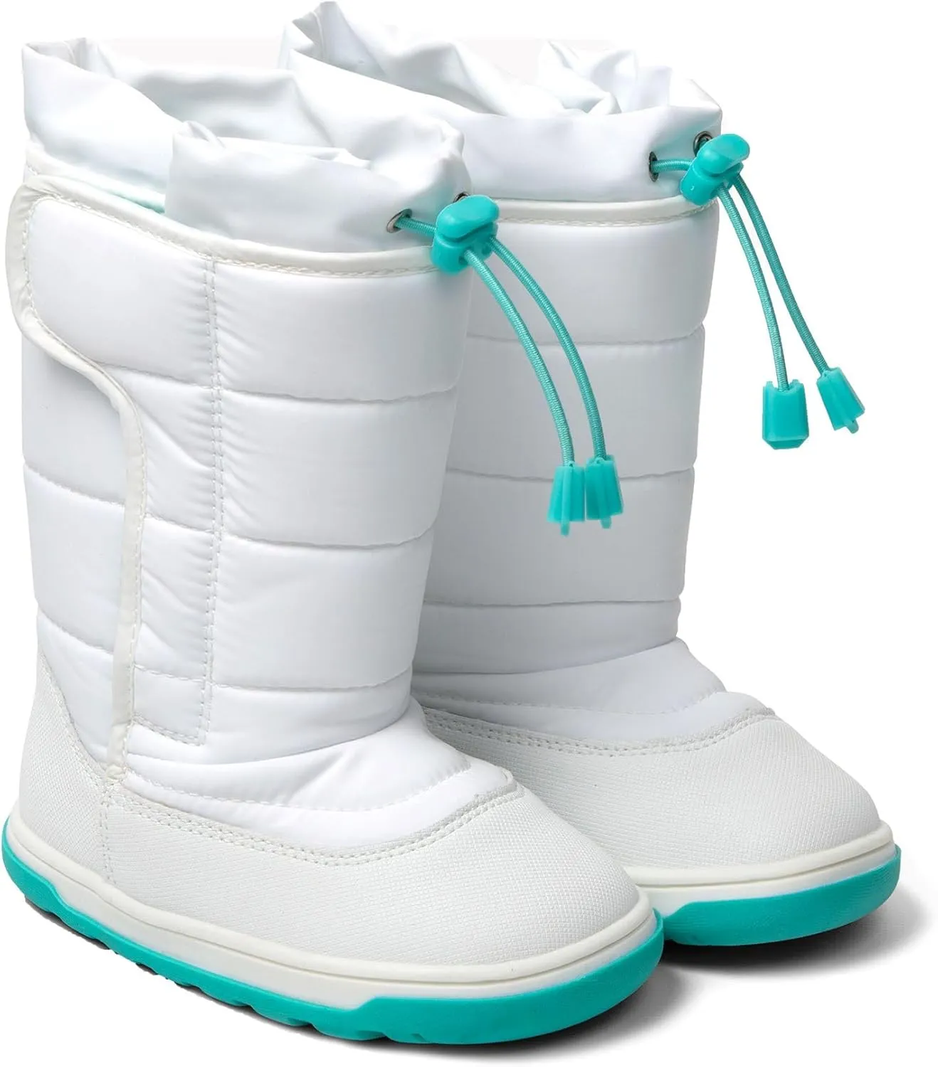 Ten Little Toddler Snow Boots for Boys & Girls, Waterproof, Insulated, Slip Resistant Winter Boots with Hook and Loop Closure for Kids