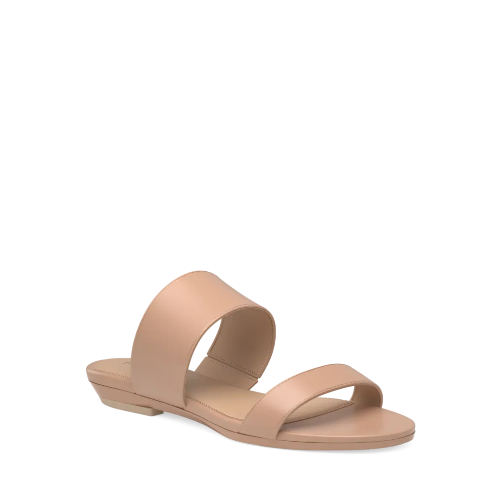 The Slide - Latte Leather 3 Block