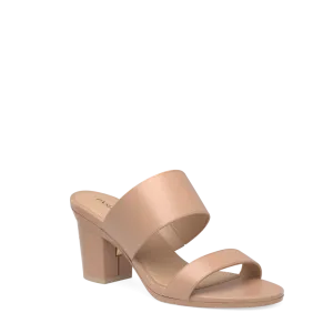 The Slide - Latte Leather 3 Block