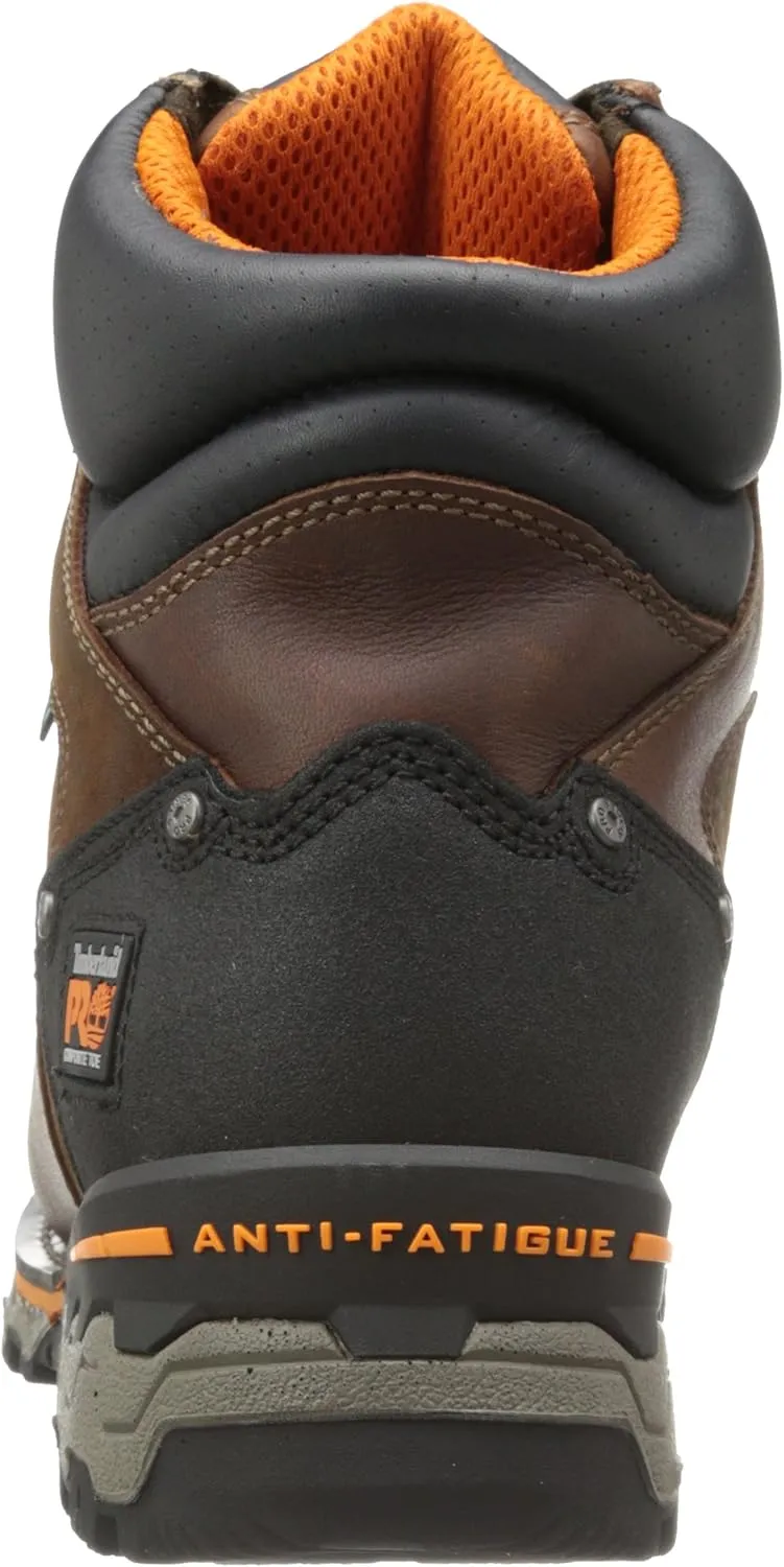 Timberland PRO Mens Boondock 6 Inch Waterproof Composite Toe Work Safety Shoes Casual - Brown