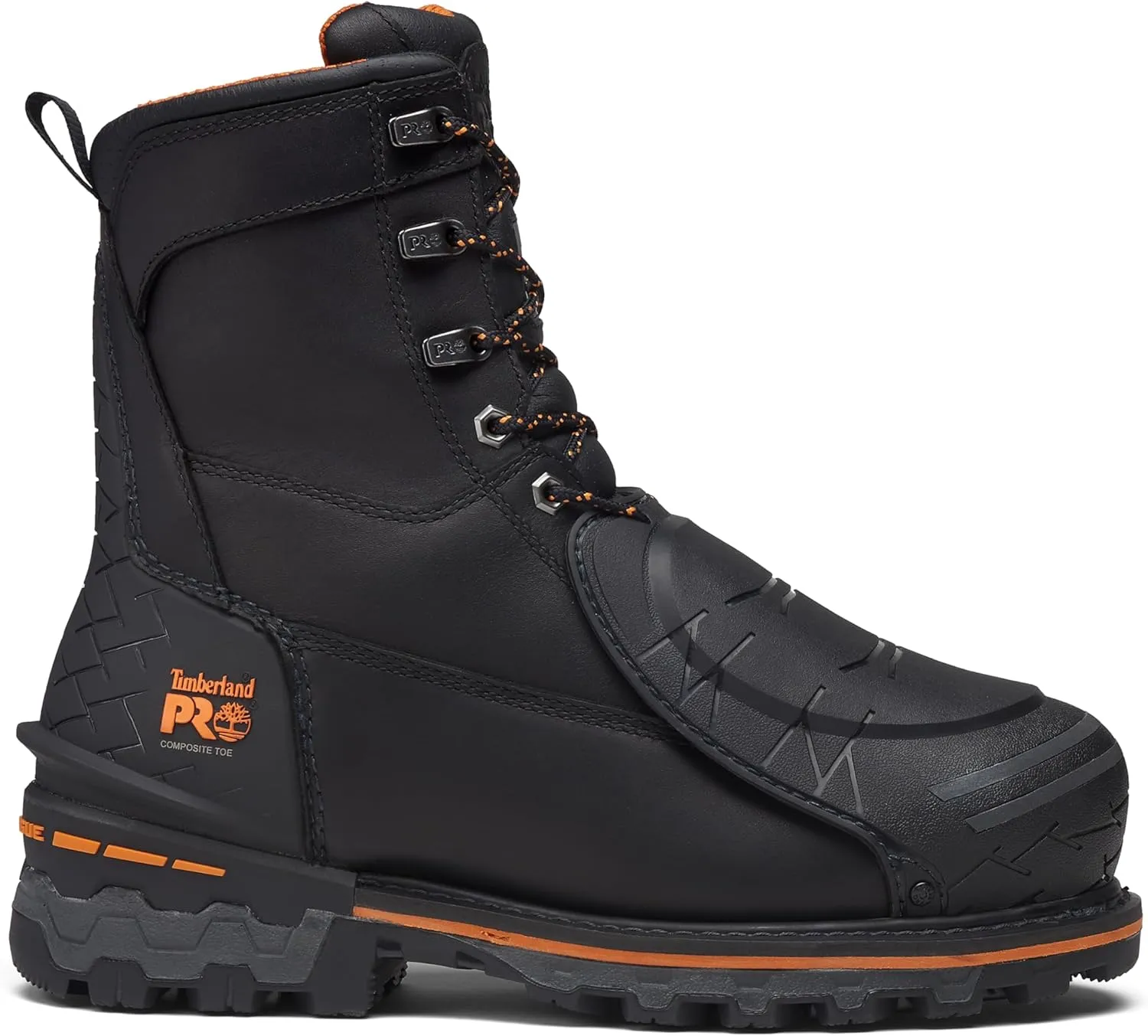Timberland PRO Men's Boondock 8 Inch Composite Safety Toe Puncture Resistant External Metguard Industrial Work Boot