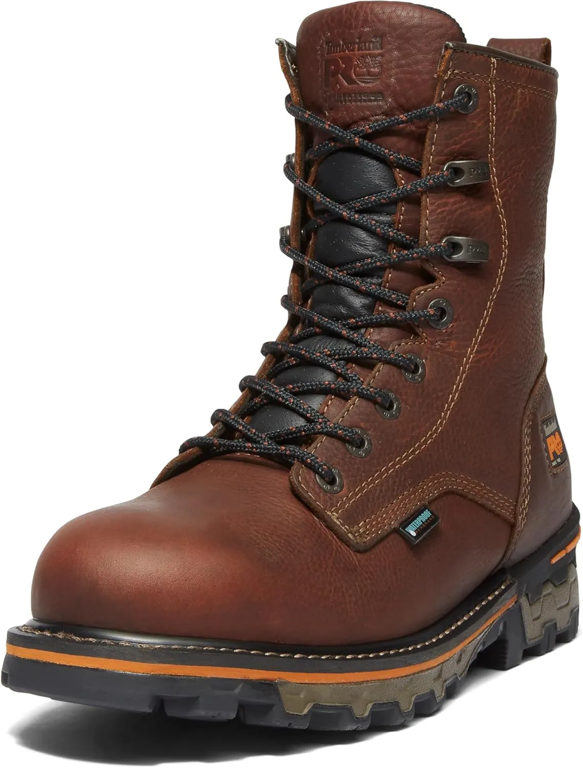 Timberland PRO Men's Boondock 8 Inch Soft Toe Waterproof Industrial Work Boot