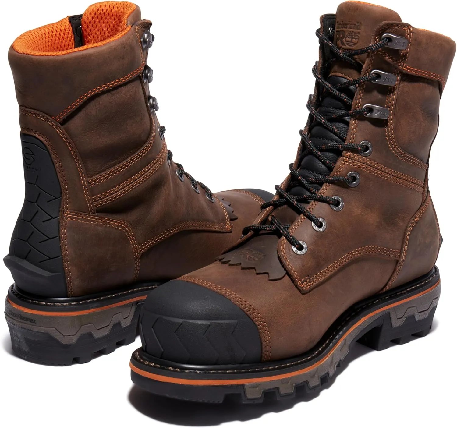 Timberland PRO Men's Boondock Hd Logger 8 Inch Composite Safety Toe Insulated Waterproof Industrial Work Boot