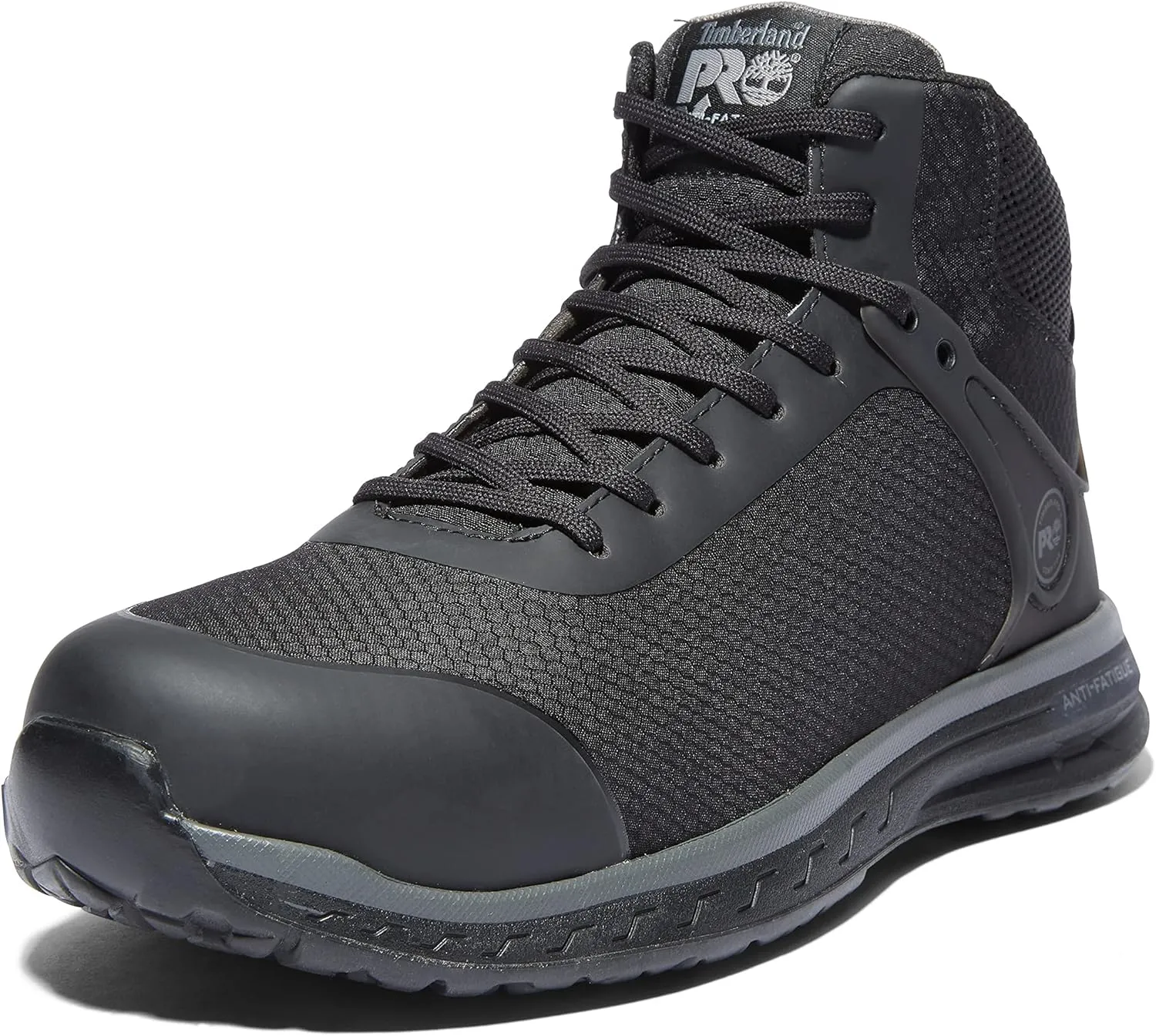 Timberland PRO mens Drivetrain Mid Composite Safety Toe Static Dissipative Industrial Ahletic Work Shoe
