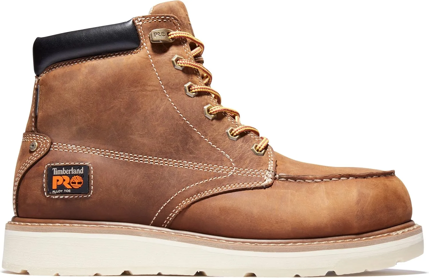 Timberland PRO Men's Gridworks 6 Inch Alloy Safety Toe Waterproof Industrial Wedge Work Boot