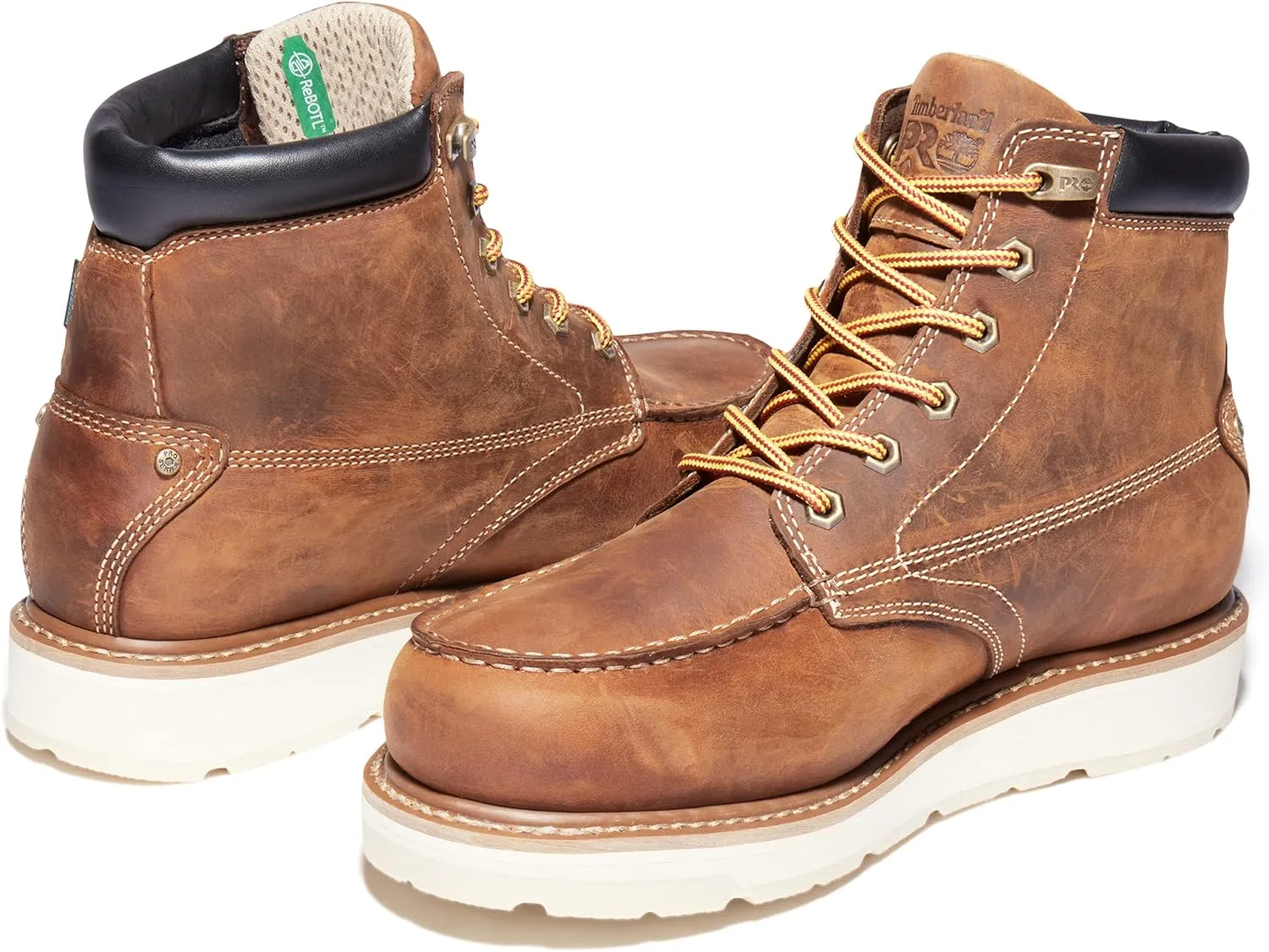 Timberland PRO Men's Gridworks 6 Inch Alloy Safety Toe Waterproof Industrial Wedge Work Boot