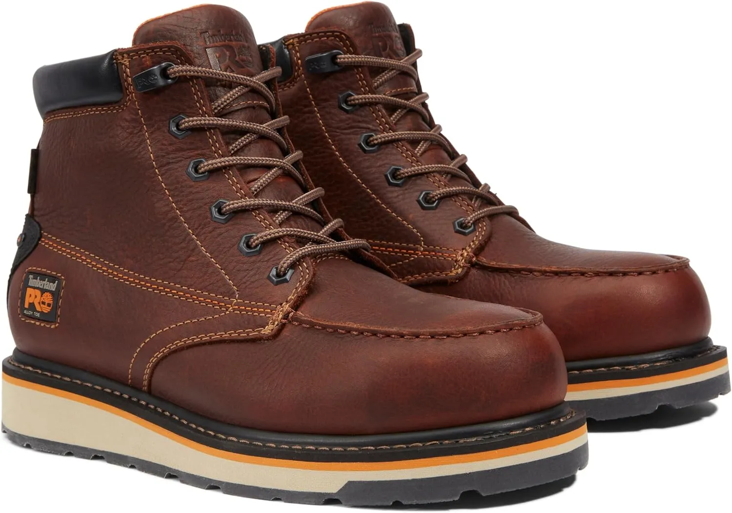 Timberland PRO Men's Gridworks 6 Inch Alloy Safety Toe Waterproof Industrial Wedge Work Boot