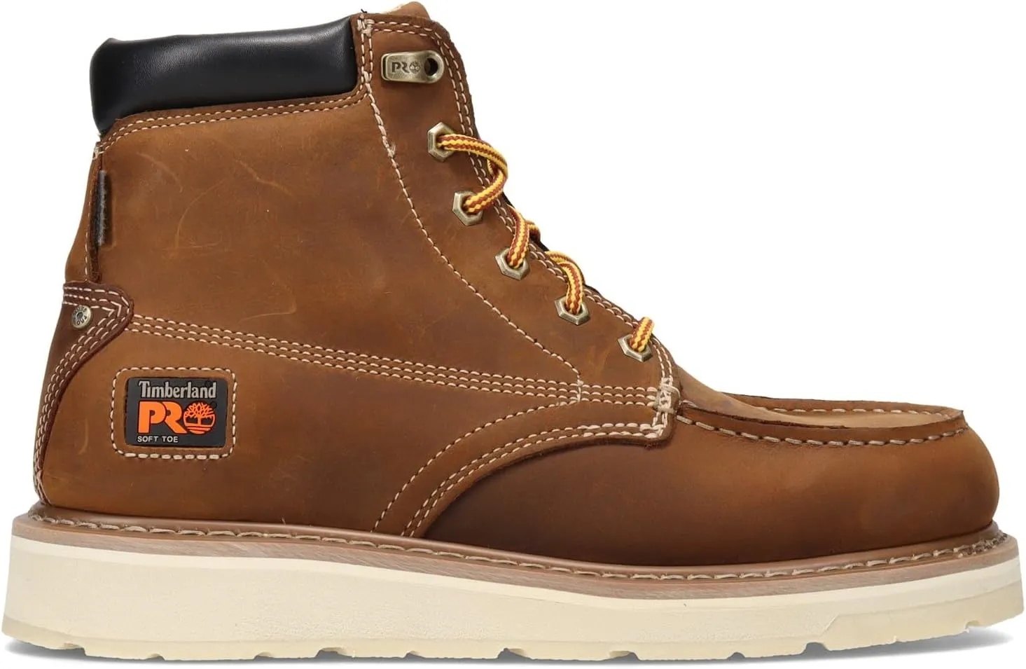 Timberland PRO Men's Gridworks 6 Inch Soft Toe Waterproof Industrial Wedge Work Boot