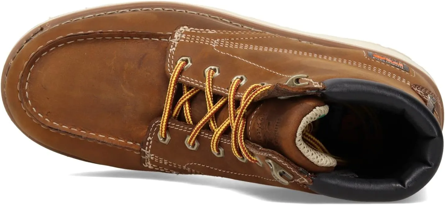 Timberland PRO Men's Gridworks 6 Inch Soft Toe Waterproof Industrial Wedge Work Boot