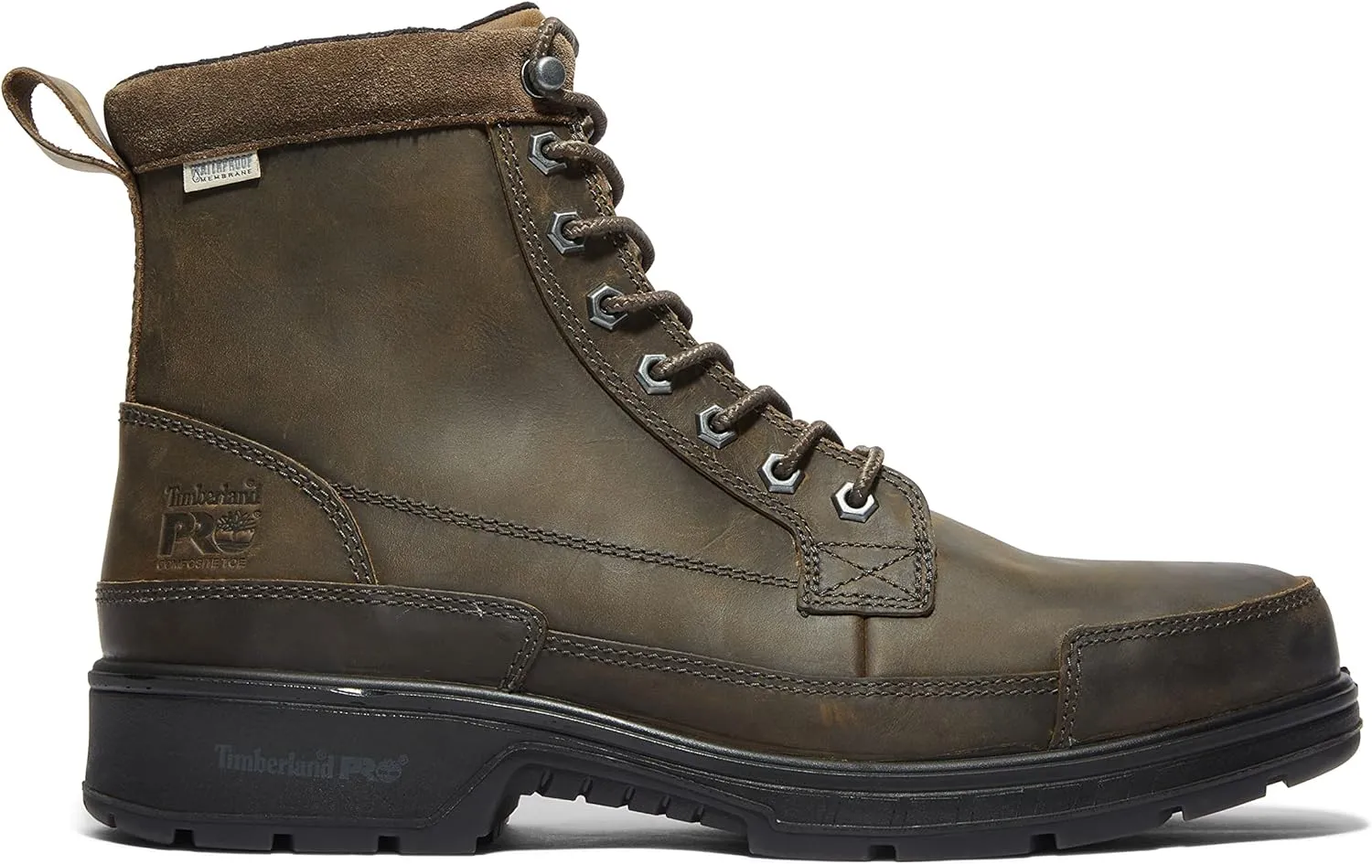 Timberland PRO Men's Nashoba Ek  6 Inch Composite Safety Toe Waterproof Industrial Work Boot
