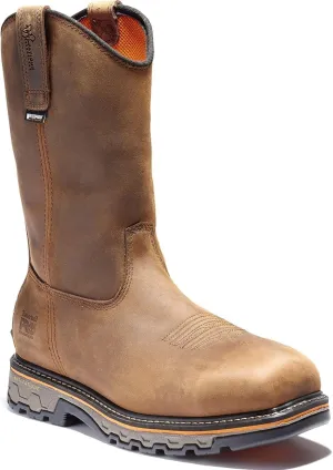 Timberland PRO Men's True Grit Pull On Composite Safety Toe Waterproof Industrial Western Work Boot, Earth Bandit, 10.5 M US