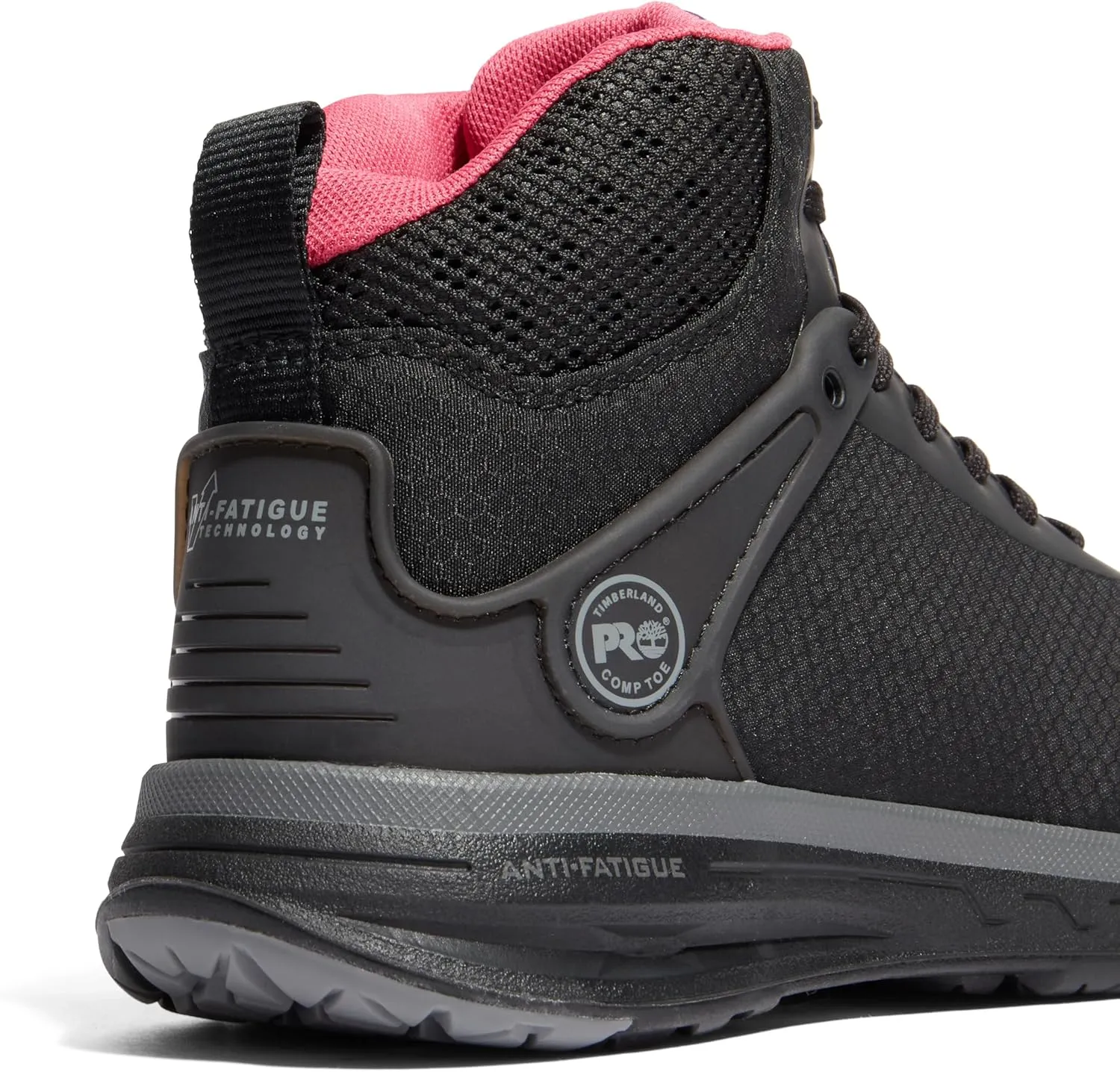 Timberland PRO Women's Drivetrain Mid Composite Safety Toe Static Dissipative Industrial Athletic Work Shoe