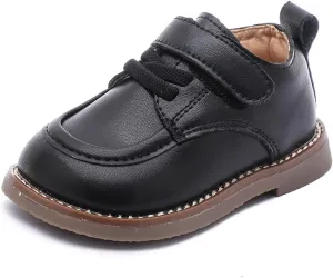 Toddler Boys Girls Dress Shoes Genuine Leather Loafers Shoes Wedding Church Dress Shoes Loafer Flats for Baby Little Kids