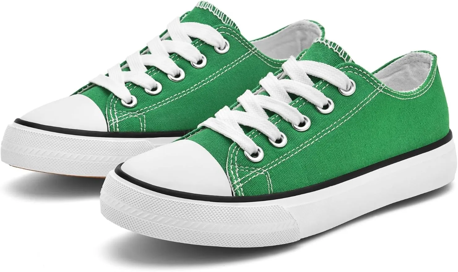 Toddler Canvas Sneakers, Non-Slip & Durable Sports Shoes for Boys & Girls, Cushioned, Breathable Kids Sneakers