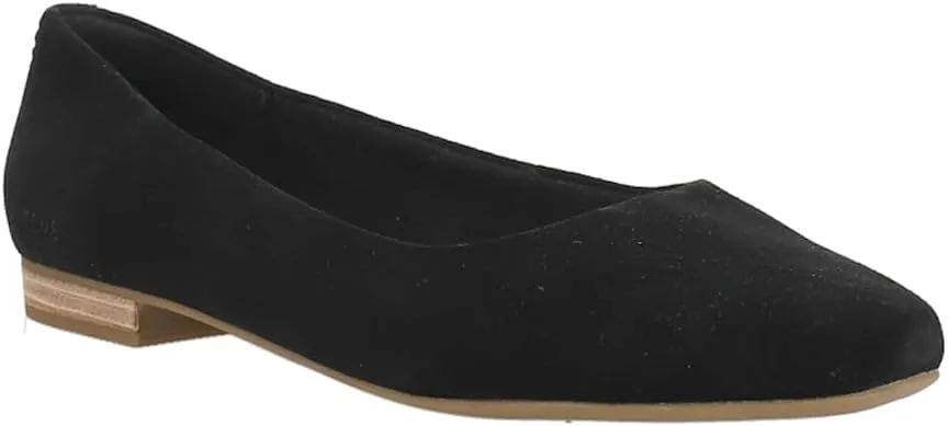 TOMS Womens Briella Ballet Flats Casual - Black
