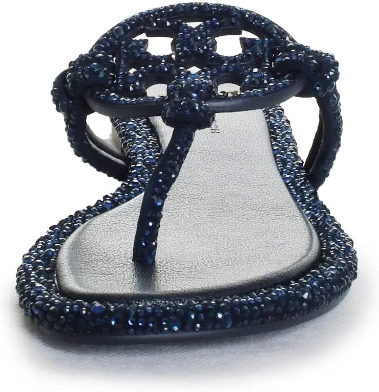 Tory Burch Women's Miller Knotted Crystal Sandals