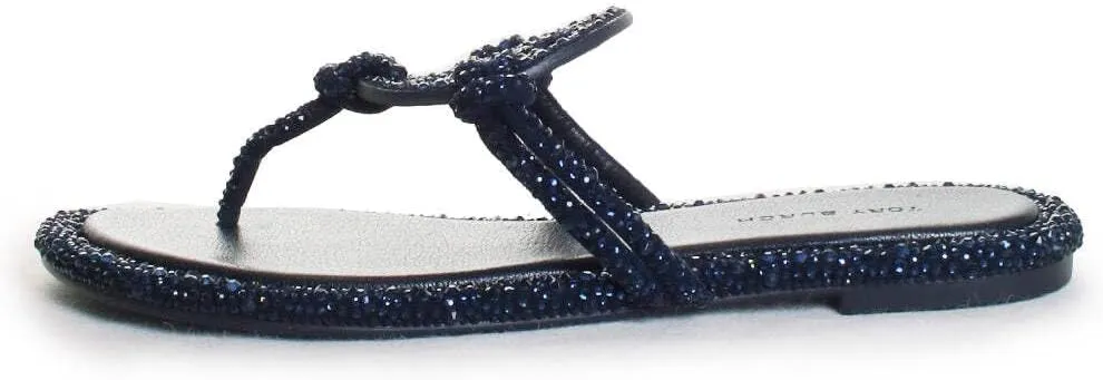 Tory Burch Women's Miller Knotted Crystal Sandals