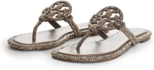 Tory Burch Women's Miller Knotted Crystal Sandals