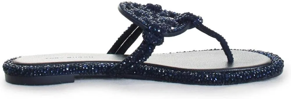 Tory Burch Women's Miller Knotted Crystal Sandals