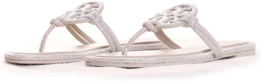 Tory Burch Women's Miller Knotted Pave Sandals