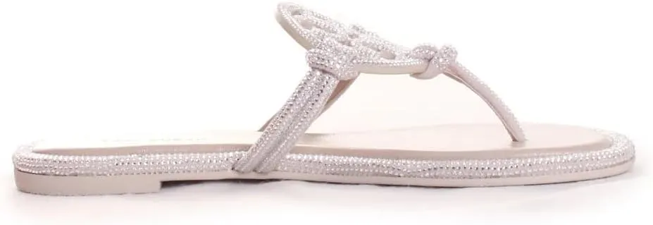 Tory Burch Women's Miller Knotted Pave Sandals