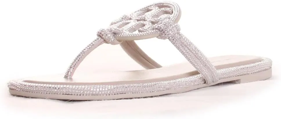 Tory Burch Women's Miller Knotted Pave Sandals