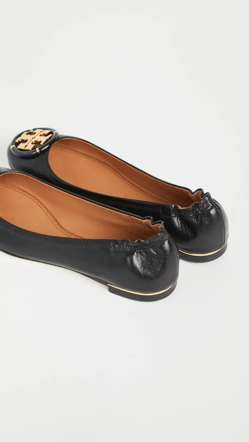 Tory Burch Women's Minnie Ballet with Multi Logo Flats