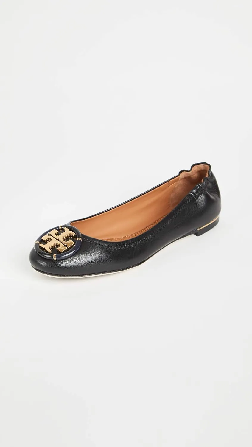 Tory Burch Women's Minnie Ballet with Multi Logo Flats