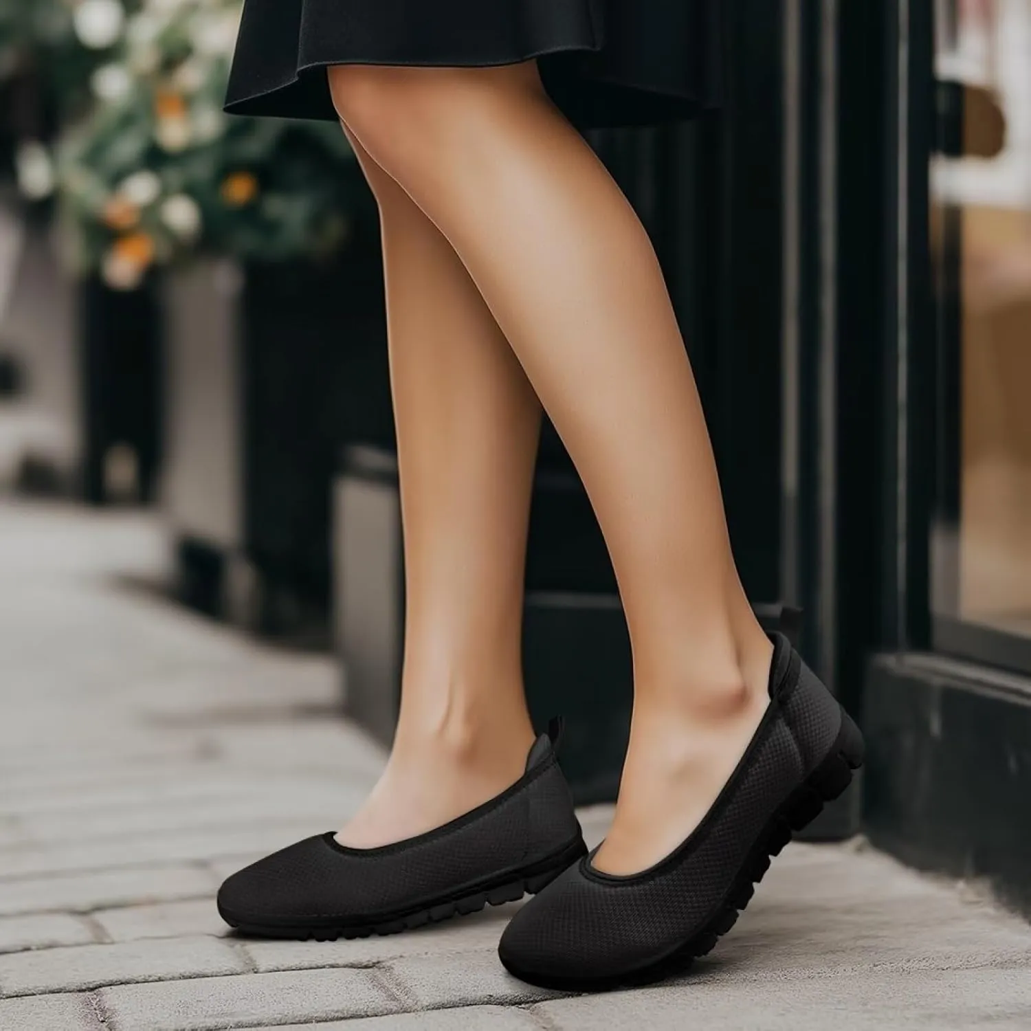 Women Casual Slip On Shoes Lightweight Flat Shoes for Women Dressy Shoes