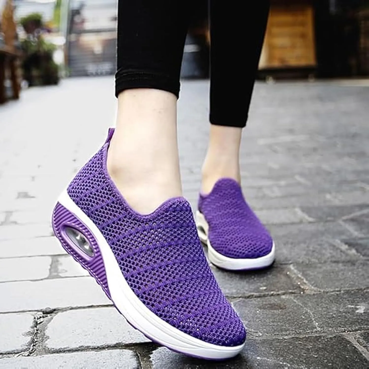Women Orthopedic Shoes Summer Sports Comfortable Casual Shoe Lightweight Handsfree Slip On Walking Woven 2025 New Women's Mesh Breathable Soft Sole Footwear Sneakers