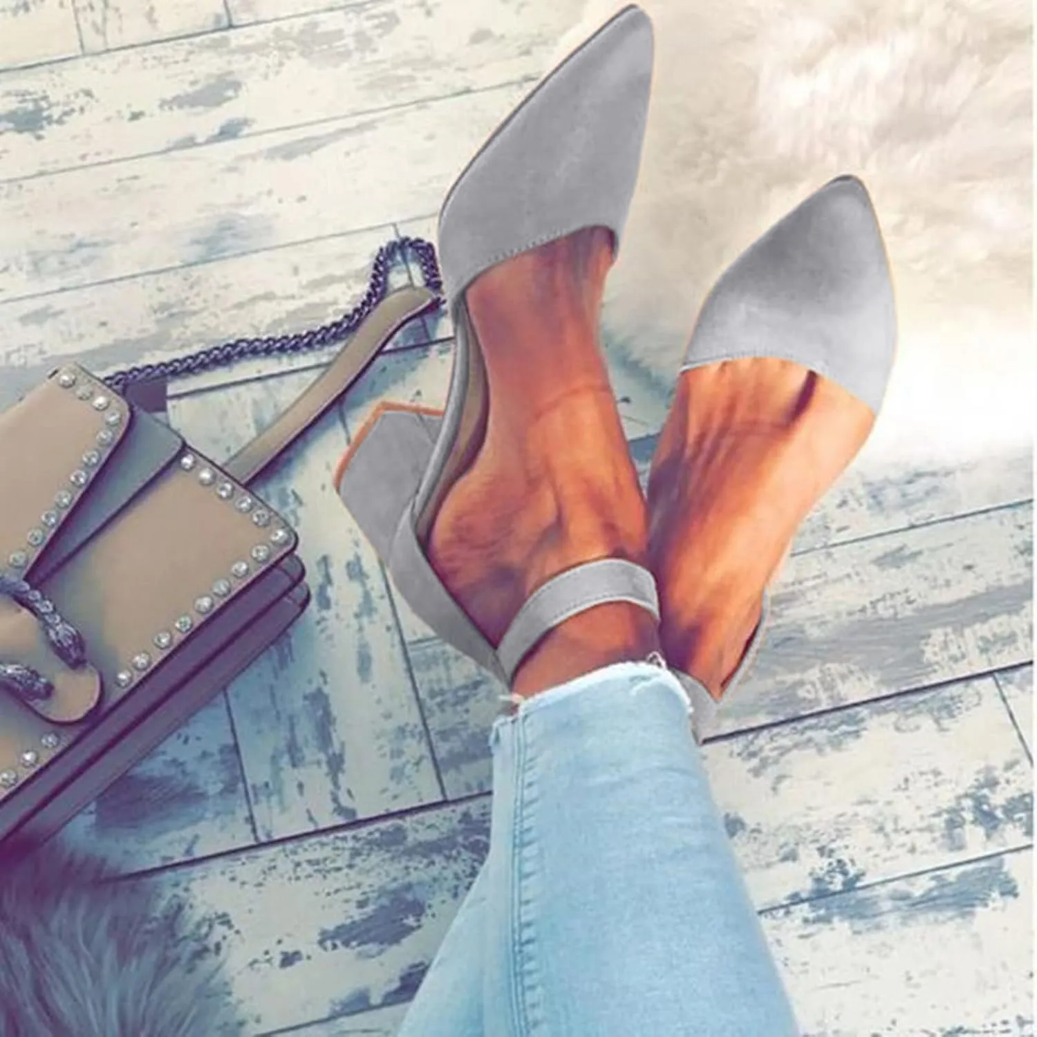 Women Strappy High Heels Open Toe Ankle Strap Chunky Heel Sandals Comfortable Wedding Party Dress Shoes