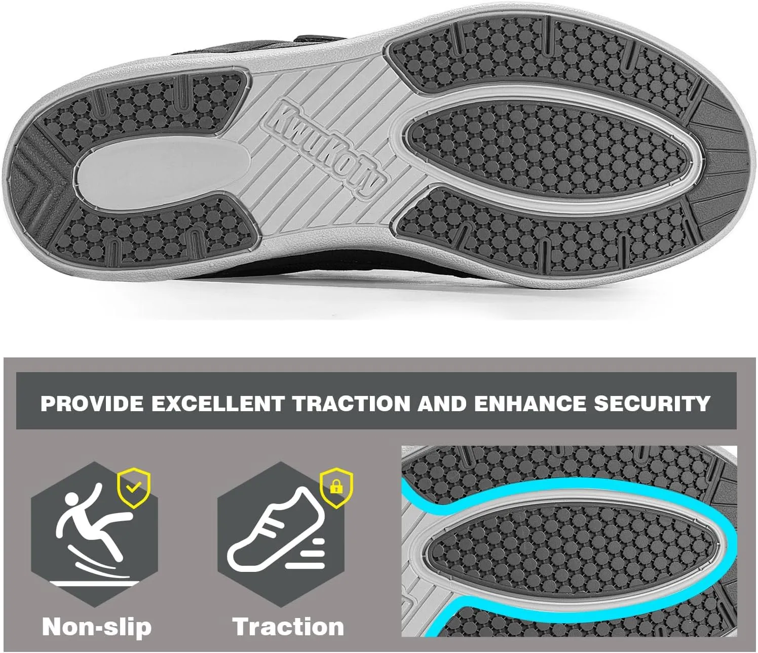 Women's Adjustable Fit Diabetic Shoes Orthopedic Walking Sneakers | Plantar Fasciitis/Swollen Feet/Bunions | Wide Size 6.5-11.5