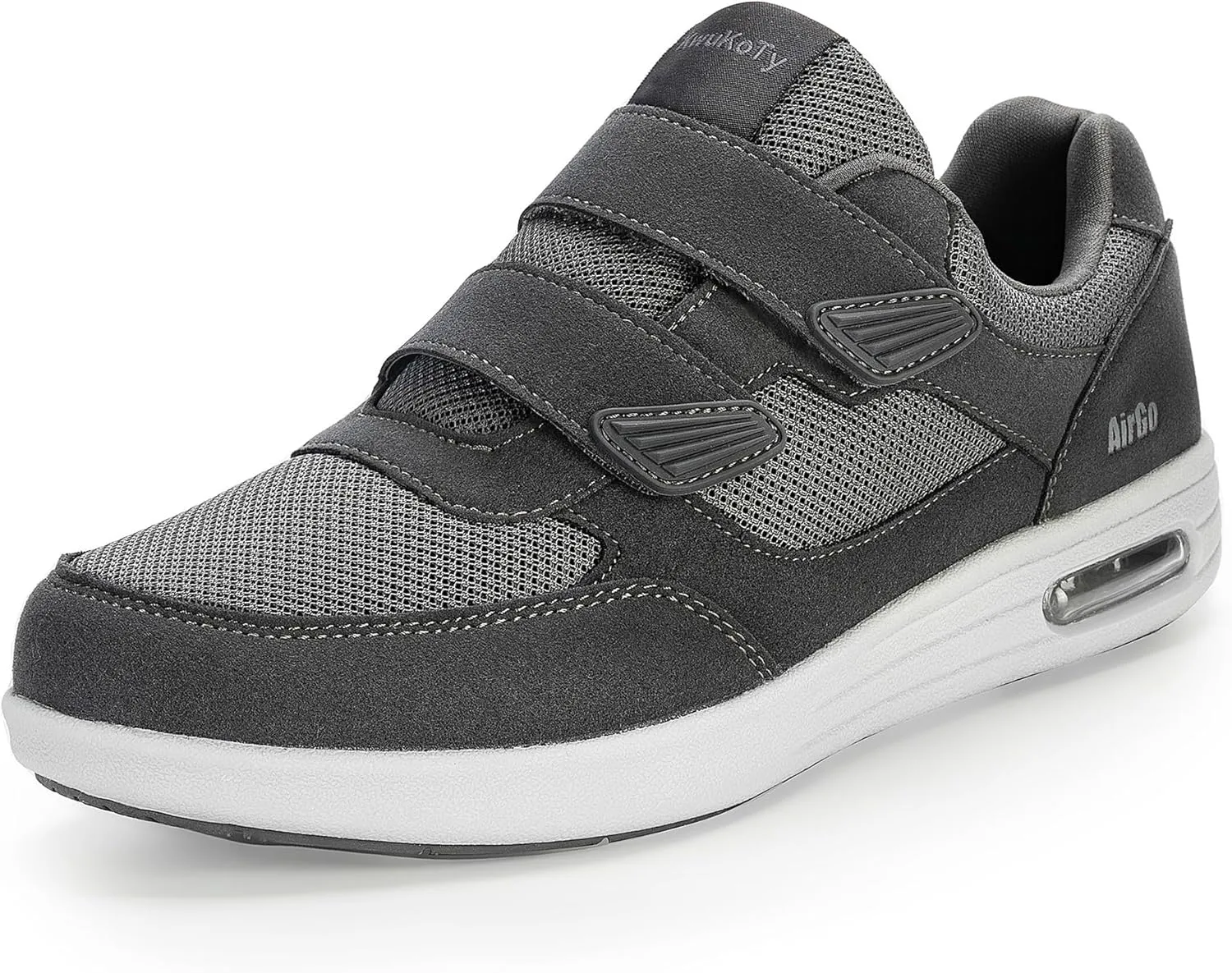 Women's Adjustable Fit Diabetic Shoes Orthopedic Walking Sneakers | Plantar Fasciitis/Swollen Feet/Bunions | Wide Size 6.5-11.5