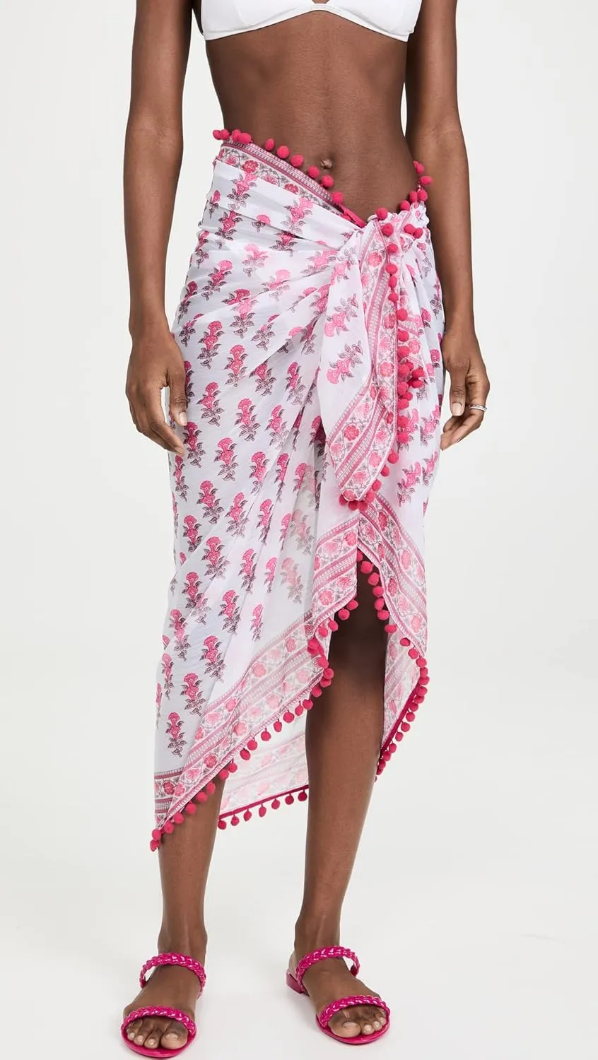Women's Border Print Sarong